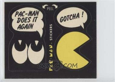 1980 Fleer Pac-Man Stickers - [Base] #43.1 - Pac-Man Does It Again - Gotcha! (No Eyes)