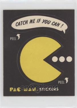 1980 Fleer Pac-Man Stickers - [Base] #53.1 - Catch Me If You Can! (No Eyes)