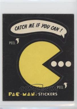 1980 Fleer Pac-Man Stickers - [Base] #53.1 - Catch Me If You Can! (No Eyes)