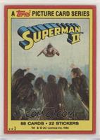 Superman II Title Card [Good to VG‑EX]