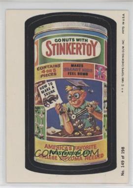 1980 Topps Wacky Packages Series 3 - [Base] #149 - Stinkertoy