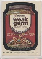 Weak Germ [Good to VG‑EX]