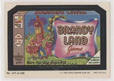 1980 Topps Wacky Packages Series 3 - [Base] #157 - Brandy Land