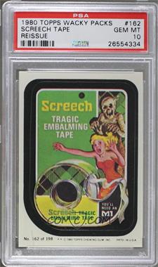 1980 Topps Wacky Packages Series 3 - [Base] #162 - Screech [PSA 10 GEM MT]