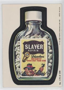 1980 Topps Wacky Packages Series 3 - [Base] #170 - Slayer