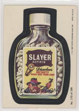 1980 Topps Wacky Packages Series 3 - [Base] #170 - Slayer