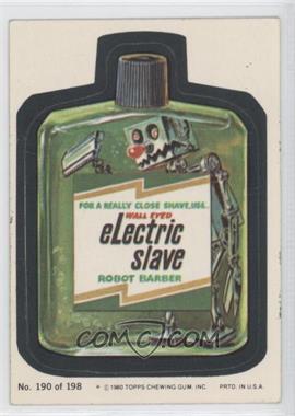1980 Topps Wacky Packages Series 3 - [Base] #190 - Electric Slave