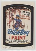 Ditch Boy Paint [Good to VG‑EX]