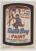 Ditch Boy Paint [Good to VG‑EX]