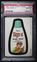 Sign-X [PSA 10 GEM MT]