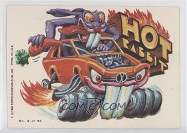 1980 Topps Weird Wheels - [Base] #2 - Hot Rabbit