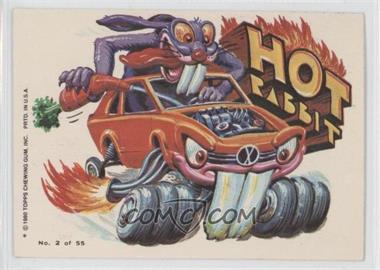 1980 Topps Weird Wheels - [Base] #2 - Hot Rabbit