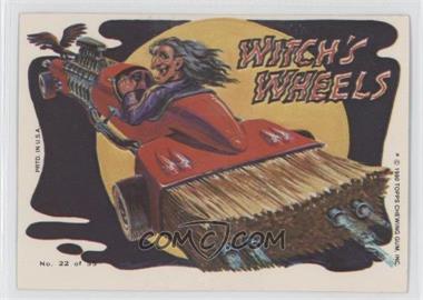 1980 Topps Weird Wheels - [Base] #22 - Witch's Wheels
