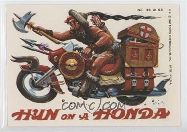 1980 Topps Weird Wheels - [Base] #35 - Hun on a Honda [Good to VG‑EX]