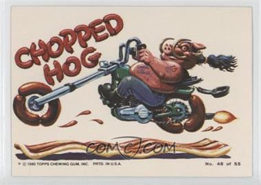 1980 Topps Weird Wheels - [Base] #48 - Chopped Hog