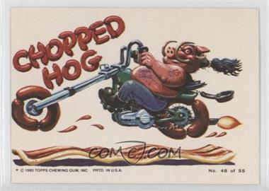 1980 Topps Weird Wheels - [Base] #48 - Chopped Hog