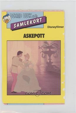 1980s-90s Donald Duck & Co. Samlekort - Disneyfilmer #_ASKE - Askepott [Good to VG‑EX]