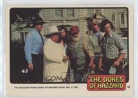 Boss Hogg, Daisy Duke, Uncle Jesse, Bo Duke, Luke Duke