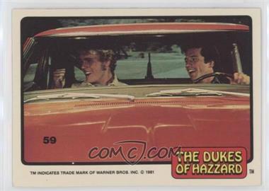 1981 Donruss Dukes of Hazzard - [Base] #59 - Bo Duke, Luke Duke