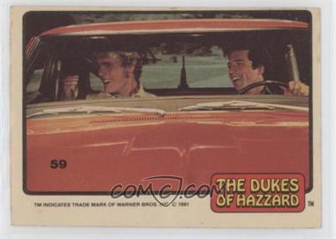 1981 Donruss Dukes of Hazzard - [Base] #59 - Bo Duke, Luke Duke