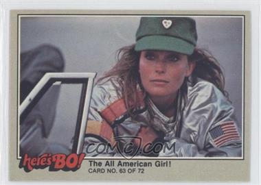 1981 Fleer Here's Bo! - [Base] #63 - The All American Girl