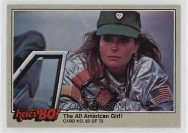 1981 Fleer Here's Bo! - [Base] #63 - The All American Girl