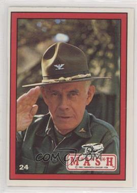 1982 Donruss M*A*S*H - [Base] #24 - Harry Morgan as Col. Sherman T. Potter