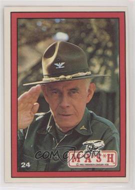 1982 Donruss M*A*S*H - [Base] #24 - Harry Morgan as Col. Sherman T. Potter