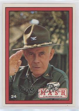 1982 Donruss M*A*S*H - [Base] #24 - Harry Morgan as Col. Sherman T. Potter