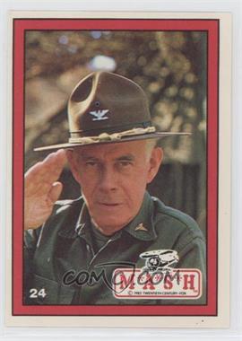 1982 Donruss M*A*S*H - [Base] #24 - Harry Morgan as Col. Sherman T. Potter