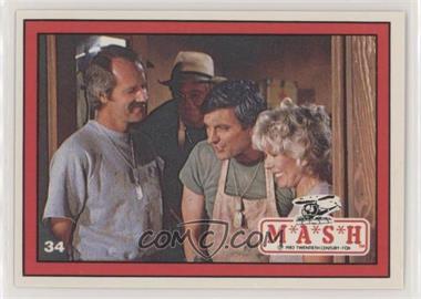 1982 Donruss M*A*S*H - [Base] #34 - Hawkeye Pierce, B.J. Honeycutt, Hot Lips Houlihan, Fr. Mulcahy