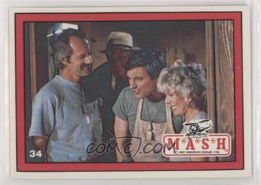 1982 Donruss M*A*S*H - [Base] #34 - Hawkeye Pierce, B.J. Honeycutt, Hot Lips Houlihan, Fr. Mulcahy