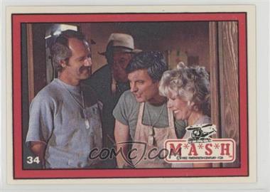 1982 Donruss M*A*S*H - [Base] #34 - Hawkeye Pierce, B.J. Honeycutt, Hot Lips Houlihan, Fr. Mulcahy