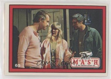 1982 Donruss M*A*S*H - [Base] #65 - Hawkeye Pierce, Hot Lips Houlihan, B.J. Honeycutt