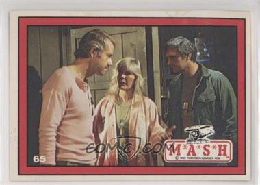 1982 Donruss M*A*S*H - [Base] #65 - Hawkeye Pierce, Hot Lips Houlihan, B.J. Honeycutt