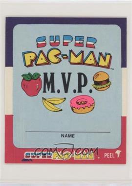 1982 Fleer Super Pac-Man Stickers - [Base] #_NoN - Super Pac-Man M.V.P.