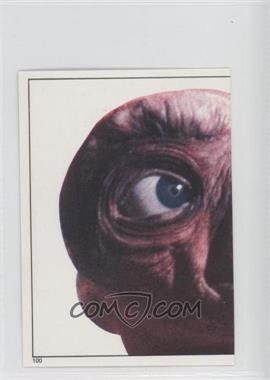 1982 Topps E.T. The Extra Terrestrial Album Stickers - [Base] #100 - E.T. Head Shot (Left)