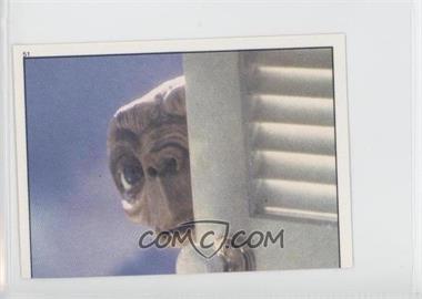 1982 Topps E.T. The Extra Terrestrial Album Stickers - [Base] #51 - Out of the Closet (Top)