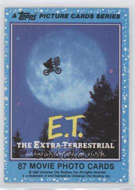 1982 Topps E.T. The Extra Terrestrial in His Adventure on Earth - [Base] #1 - E.T. The Extra-Terrestrial [Good to VG‑EX]