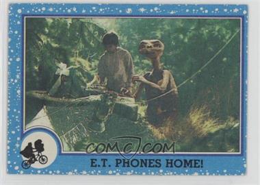 1982 Topps E.T. The Extra Terrestrial in His Adventure on Earth - [Base] #47 - E.T. Phones Home! [Noted]