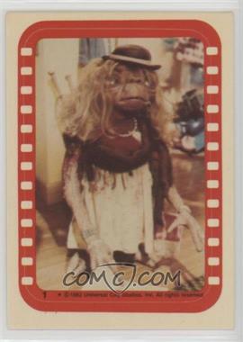 1982 Topps E.T. The Extra Terrestrial in His Adventure on Earth - Stickers #1 - E.T. The Extra-Terrestrial