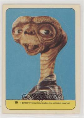 1982 Topps E.T. The Extra Terrestrial in His Adventure on Earth - Stickers #10 - E.T. The Extra-Terrestrial