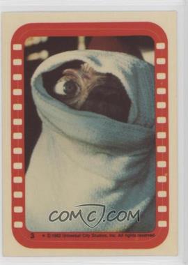 1982 Topps E.T. The Extra Terrestrial in His Adventure on Earth - Stickers #3 - E.T. The Extra-Terrestrial