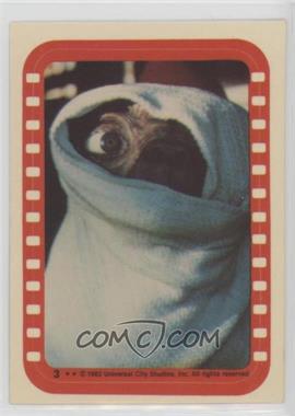 1982 Topps E.T. The Extra Terrestrial in His Adventure on Earth - Stickers #3 - E.T. The Extra-Terrestrial