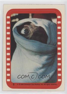 1982 Topps E.T. The Extra Terrestrial in His Adventure on Earth - Stickers #3 - E.T. The Extra-Terrestrial [EX to NM]