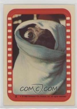 1982 Topps E.T. The Extra Terrestrial in His Adventure on Earth - Stickers #3 - E.T. The Extra-Terrestrial