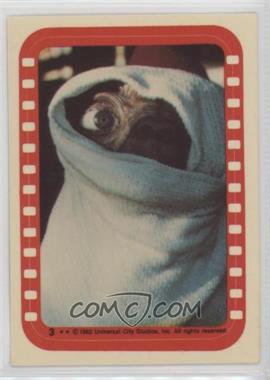 1982 Topps E.T. The Extra Terrestrial in His Adventure on Earth - Stickers #3 - E.T. The Extra-Terrestrial