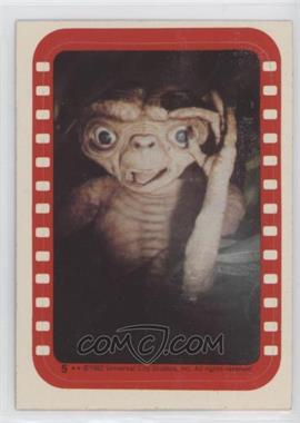 1982 Topps E.T. The Extra Terrestrial in His Adventure on Earth - Stickers #5 - E.T. The Extra-Terrestrial [Good to VG‑EX]