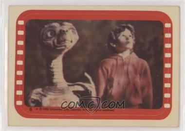 1982 Topps E.T. The Extra Terrestrial in His Adventure on Earth - Stickers #6 - E.T. The Extra-Terrestrial