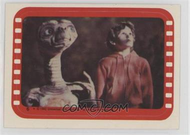1982 Topps E.T. The Extra Terrestrial in His Adventure on Earth - Stickers #6 - E.T. The Extra-Terrestrial
